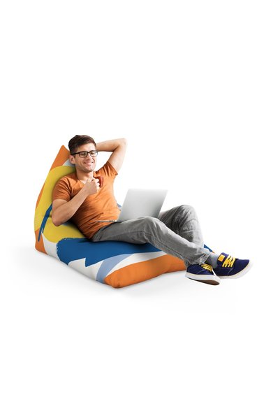 Updeco Fotoliu Puf Bean Bag tip Lounge, sac interior, impermeabil, interior/e...