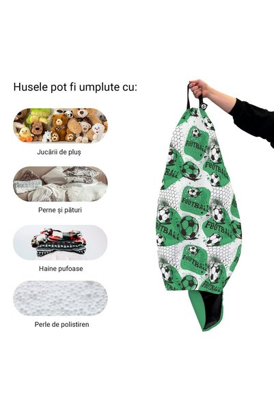 Updeco Husa exterioara Puf Bean Bag tip Para XL, fara umplutura, impermeabil,...