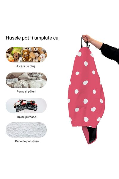 Updeco Husa exterioara Puf Bean Bag tip Para L, fara umplutura, impermeabil, ...