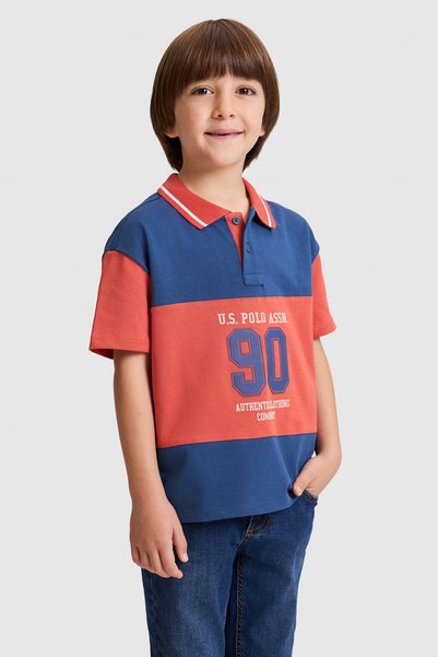 U.S. Polo Assn. Boys' Terracotta Color T-Shirt 50320437-VR031