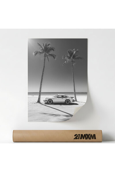 21mxm Poster Decorativ Tematică Automotive & Tropical Lifestyle - 'Under the ...