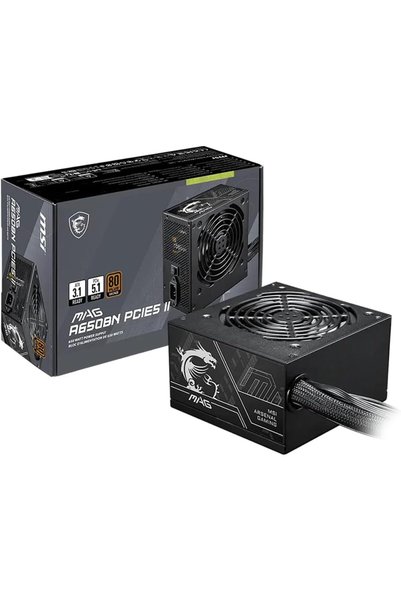 HANEL MAG A650BN PCIE5 II 650W 80+ BRONZE ATX 3.1 PCIE 5.1 POWER SUPPLY