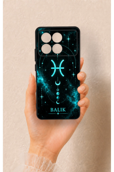 Vip Case غطاء سيليكون بتصميم مستوحى من برج السمكة، متوافق مع هاتف Poco X6 Pro.