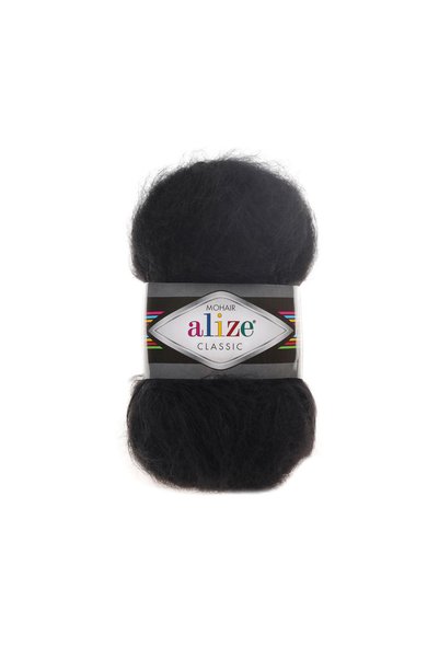 Alize Mohair Classic Hand-Knitting Yarn 100 g 25% Mohair, 24% Wool Color: 60