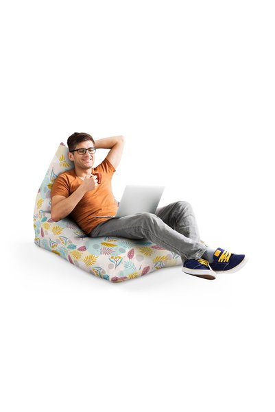 Updeco Fotoliu Puf Bean Bag tip Lounge, sac interior, impermeabil, indoor/out...