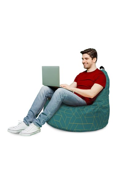 Updeco Fotoliu Puf Bean Bag tip Big Chill, impermeabil, pentru interior/exter...