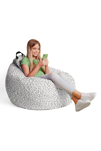 Updeco Fotoliu Puf Bean Bag tip Para L, impermeabil, indoor/outdoor, sac inte...