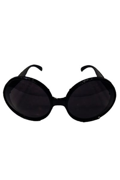UCUZTEKNO 1980s Black Nostalgic Yeşilçam Party Sunglasses (5496)