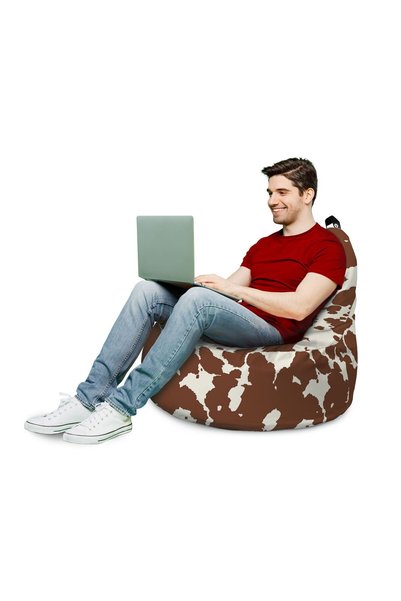 Updeco Fotoliu Puf Bean Bag tip Big Chill, impermeabil, interior/exterior, sa...