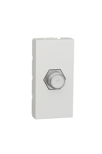 Schneider Electric Priză TV cablu coaxial Schneider Unica albă tip F, 1 modul