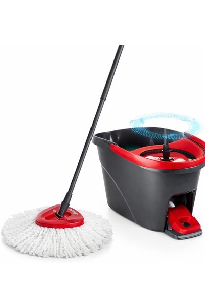 GENERAL SKY-TOUCH Spin Mop And Bucket Set with Foot Pedal, Three-Section Retr...