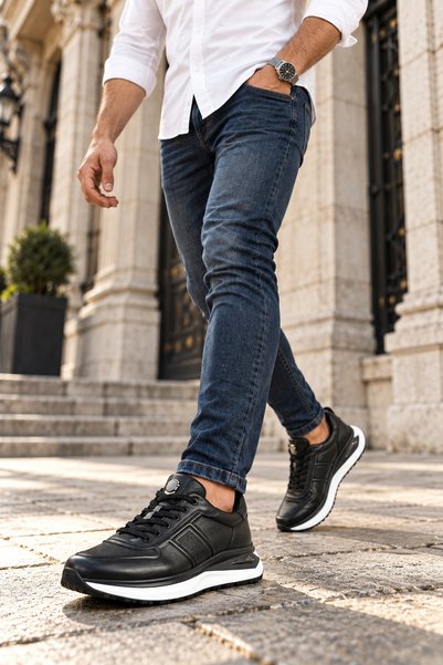 Ayakkabı Vakti Imported Foam Sole, Anatomical Lining, Leather Upper, Casual S...