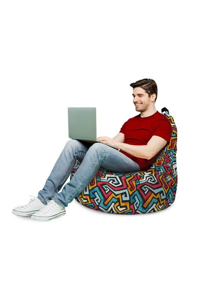 Updeco Fotoliu Puf Bean Bag tip Big Chill, impermeabil, de interior/exterior,...