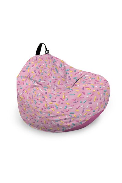 Updeco Husă de exterior pentru puf tip puf de fasole, model pară, XL, fără um...