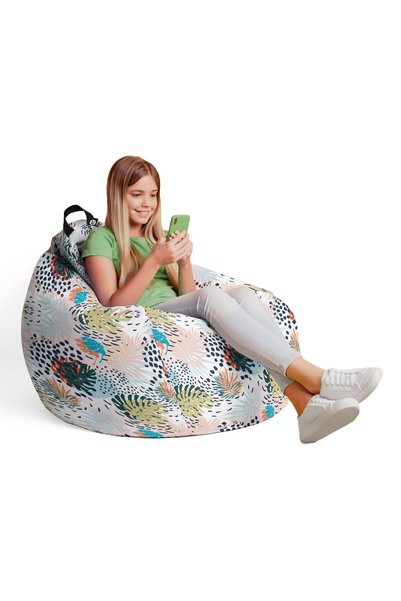 Updeco Fotoliu Puf Bean Bag tip Para L, impermeabil, indoor/outdoor, sac inte...