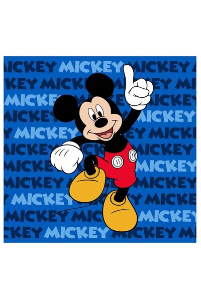 Dimcol Disney Home Πετσέτα Μίκυ Μάους, Μπλε, 30 x 30 εκ.