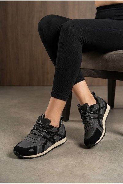 ShoeTek حذاء رياضي نسائي من مايا، برباط مزدوج، مصنوع من الجلد الطبيعي، باللون...