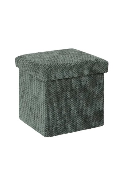 5five Simple Smart Taburet Velvy, verde, 31 x 31 cm