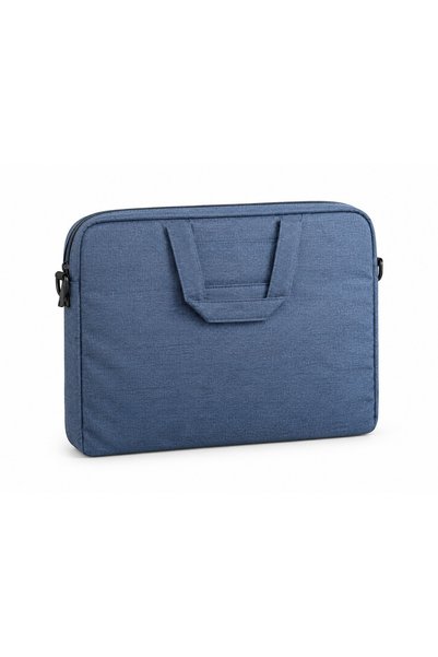 Generic Brand 15.6 Inch Water-Resistant Laptop Briefcase – Navy Laptop Bag