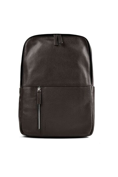 STRELLSON Rucsac de zi Kennington din piele naturală, compartiment pentru lap...