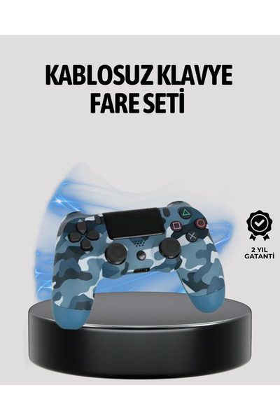 Eco Lounge Kablosuz PS4 Controller Çift Motorlu Dayanıklı Gamepad