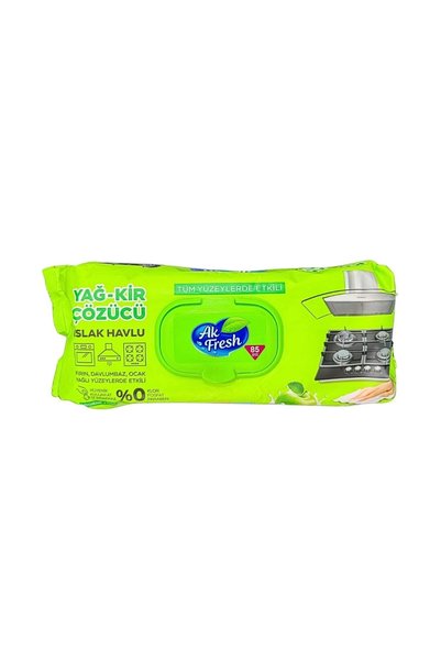 Bezos Apple Grease and Dirt-Removing Wet Wipes, Pack of 85, BZELDR05
