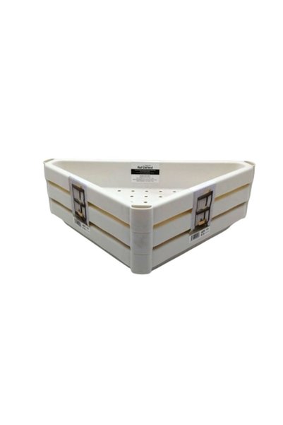 UCUZTEKNO Triangle - White Practical Shelf Unit Plastic (5496)