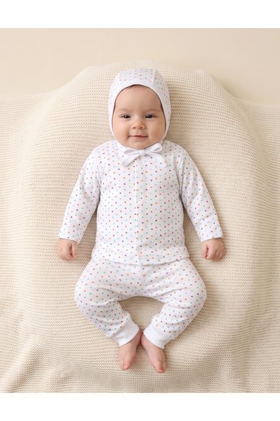 MiniKids Παιδικές πιτζάμες, Καρδιές, πολύχρωμες