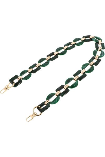 Generic Retro Resin Bag Chain Detachable Handmade Acrylic Replacement Strap F...