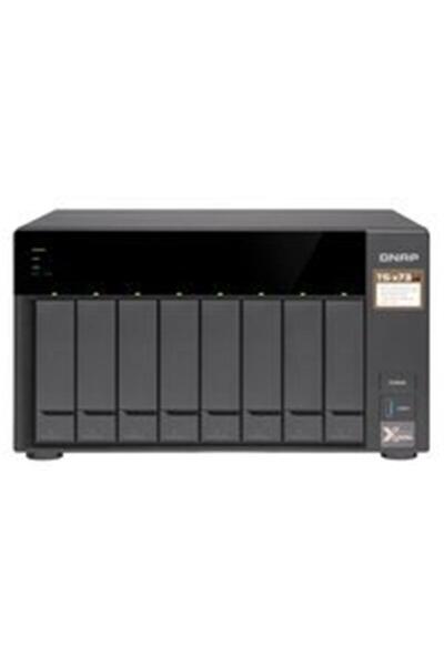 Qnap TS-873AU-RP-4GB Ram 8 HDD Yuvalı Siyah Rack Nas Çoklu Depolama Ünitesi
