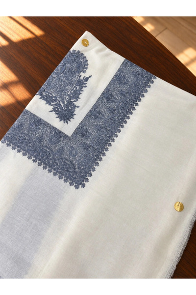 unbranded Men's Paisley Embroidered Cashmere Shawl - Size 55