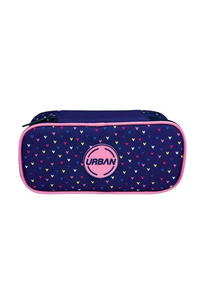 S COOL Penar urban S-COOL, Inimi, 1 fermoar, 23x11x6 cm