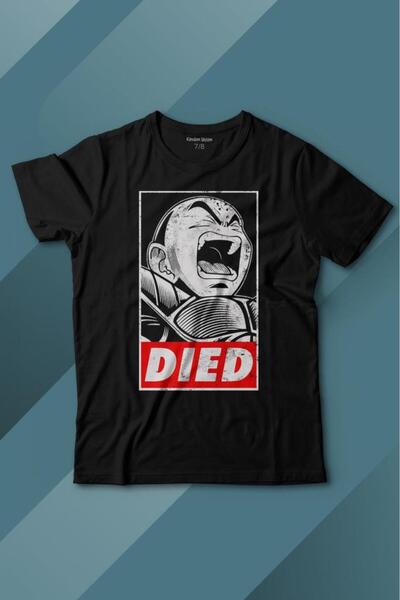 Kendim Seçtim Dragon Ball Anime Krillin Urban Kretas Kids' Black Crew Neck Sh...