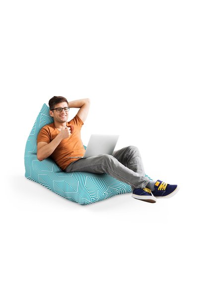Updeco Fotoliu Puf Bean Bag tip Lounge, sac interior, impermeabil, indoor/out...