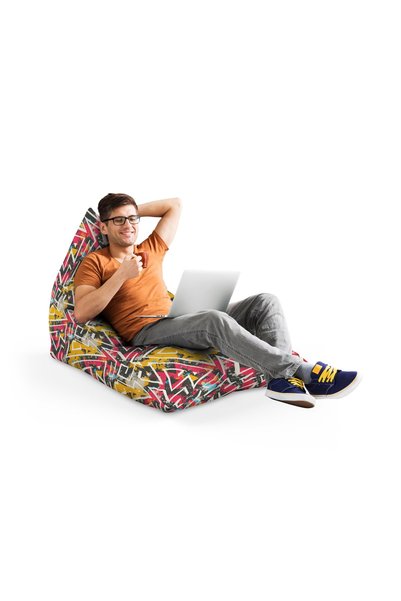 Updeco Fotoliu Puf Bean Bag tip Lounge, sac interior, impermeabil, indoor/out...