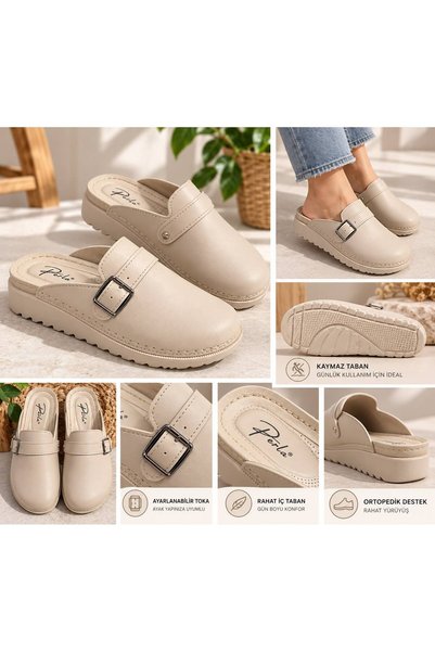 Perla Ayder Taba Side Buckle Orthopedic Daily Work Place Hospital Factory Ind...
