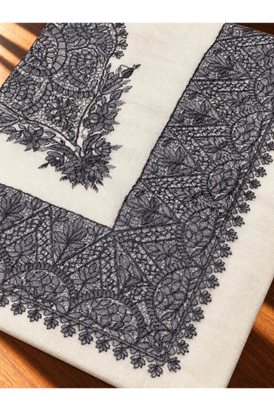 unbranded Men's Cashmere Paisley Embroidered Shawl - Size 58