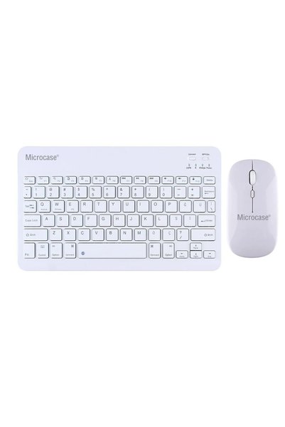 Microcase Tablet ve Telefonlar için Türkçe Q Bluetooth Klavye ve Mouse Set - AL3476 (Siyah)