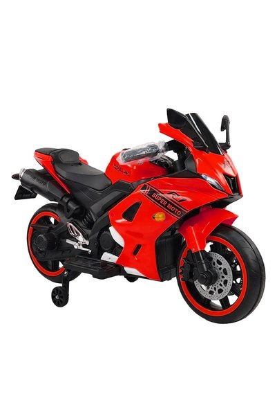 OEM Motocicletă electrică Super Moto pentru copii, cu roți de antrenament, roșie