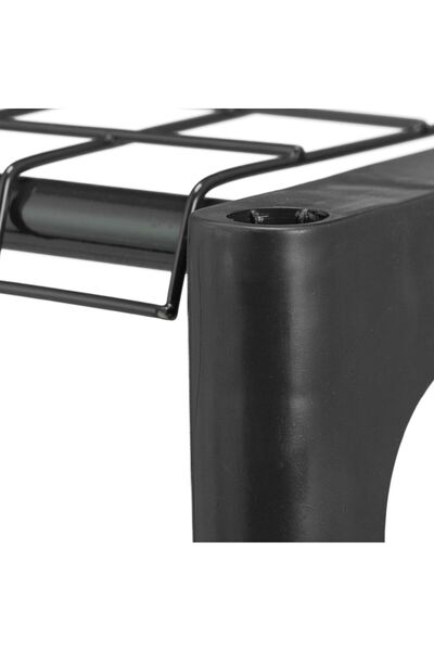 Relaxdays Suport pentru plante, 3 rafturi, Relaxdays, negru, 72 x 91 x 28 cm