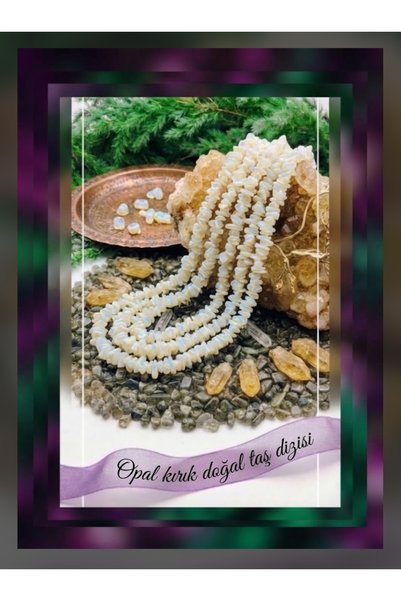 best bioenerji taş terapi Opal Broken Natural Stone String