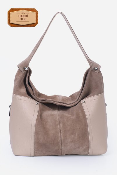 Alessia Bag حقيبة كتف من جلد الغزال الطبيعي الفاخر من ماركة ميراندا.