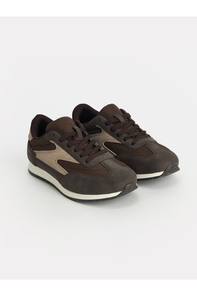 LC Waikiki Lcw Steps Brown Men's Sneaker with Nevavm Difference