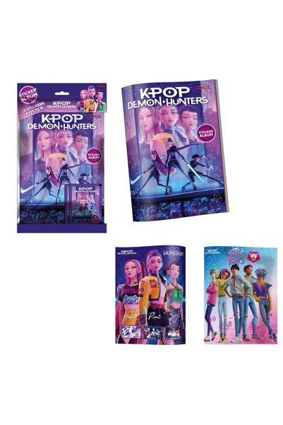 Noriel Album de autocolante și poster K-Pop Demon Hunters