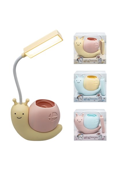 NEBO Lampă de birou LED melc cu braț flexibil, USB