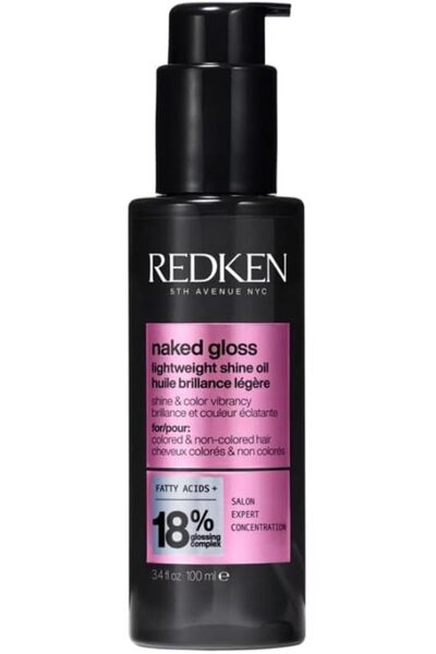REDKEN Naked Gloss Shine Hair Oil |Adds Shine & Protects Colored Hair|100ml