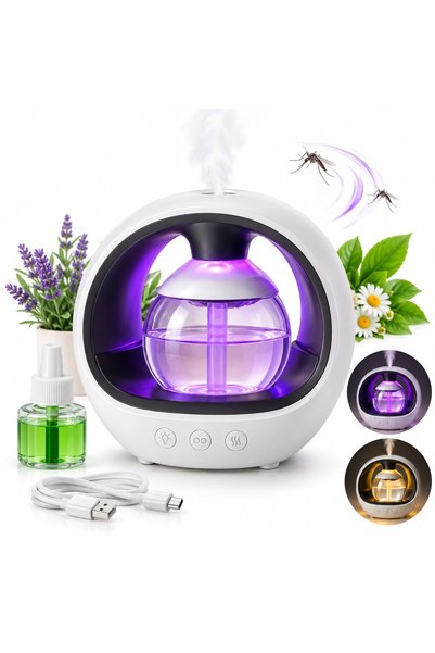 OEM Lampă anti-țânțari 3-în-1, umidificator, difuzor de aromaterapie, ilumina...