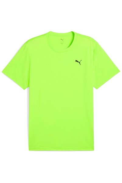 Puma T-shirt M Tad Essentials Solid Cat Tee Lc Small, Green, Men