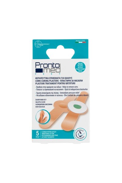 PRONTOMED Plasturi tratament pentru bătături, 5 bucăți – protecție locală și ...