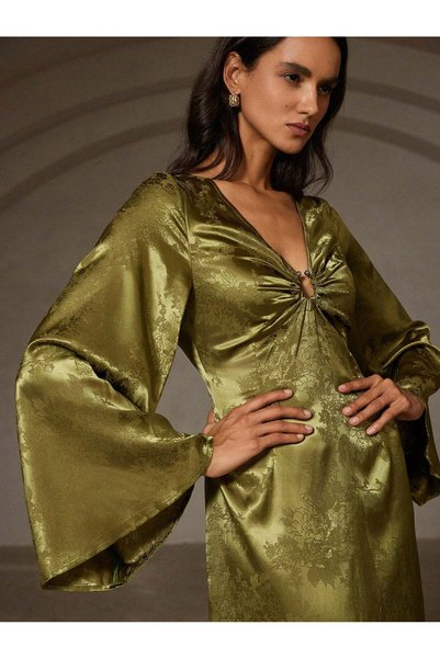 Sheya Rochie maxi, verde